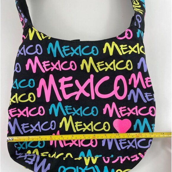 Getagadget Mexico Colorful Woven Canvas Tote Hobo Bag Shoulder Weekender Purse - Picture 9 of 11